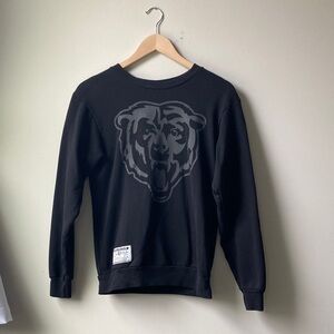 American Apparel GHSF Black Crewneck Sweater with Bear Graphic